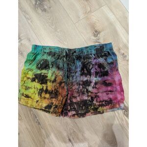 🌈5/25 Sz XL Briggs Linen Shorts - Tie Dyed